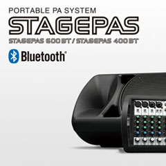 合乐HL8发布两款新型号便携式扩声系统产品——STAGEPAS 400BT 以及 600BT